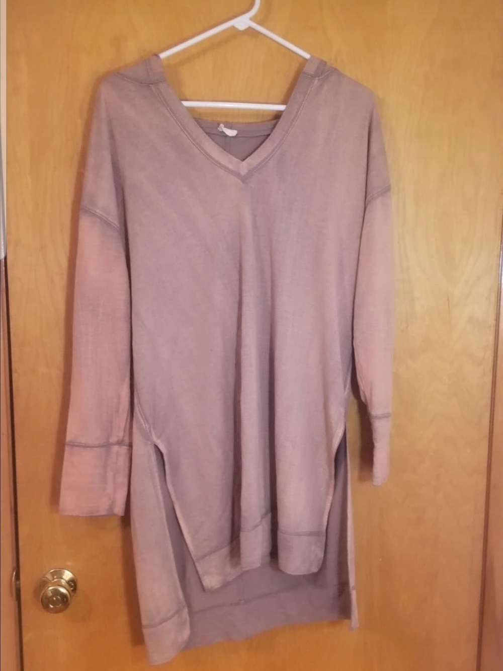 Hyku Brand Oversized Distressed HoodieWomen's Size Medium